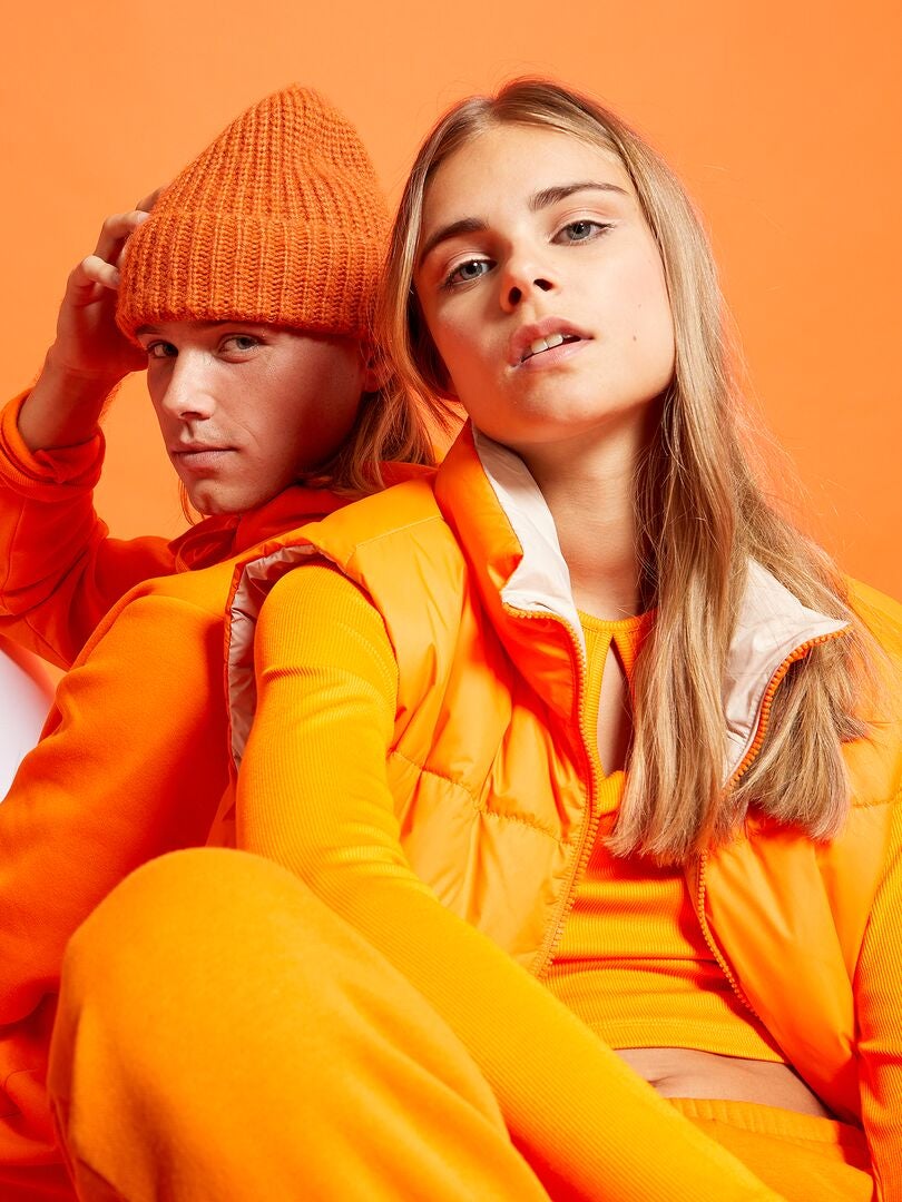 Anorak Reversible Sin Mangas Naranja Kiabi