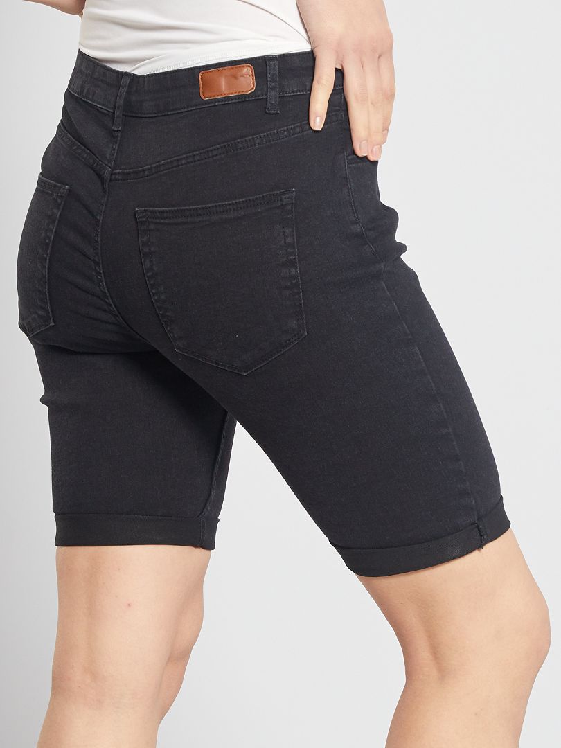 Bermudas Vaqueras Negro Kiabi