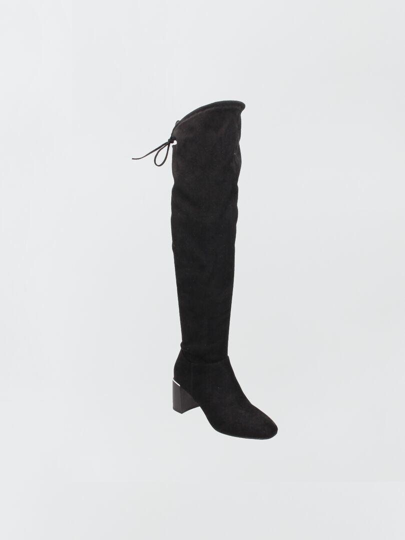 Botas Altas De Antelina Negro Kiabi