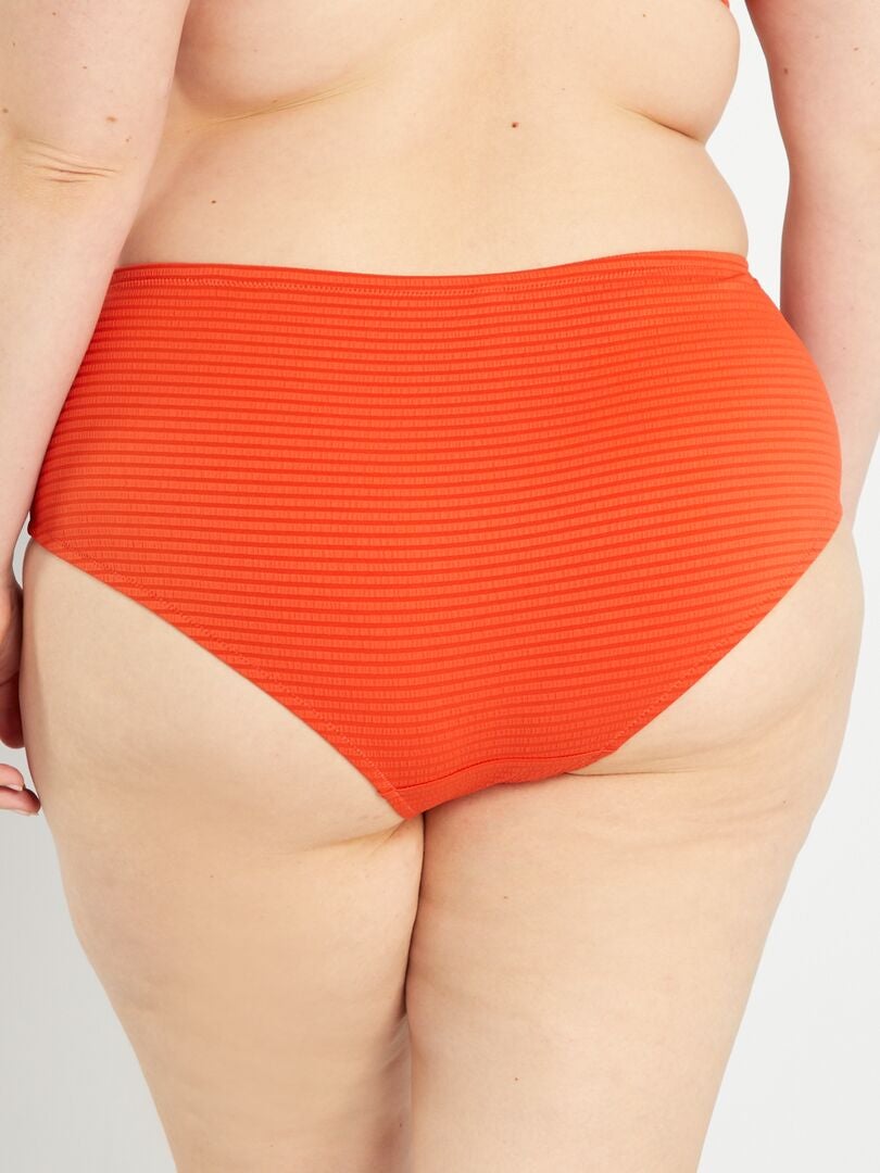 Braguita Alta De Bikini Talle Alto Naranja Kiabi