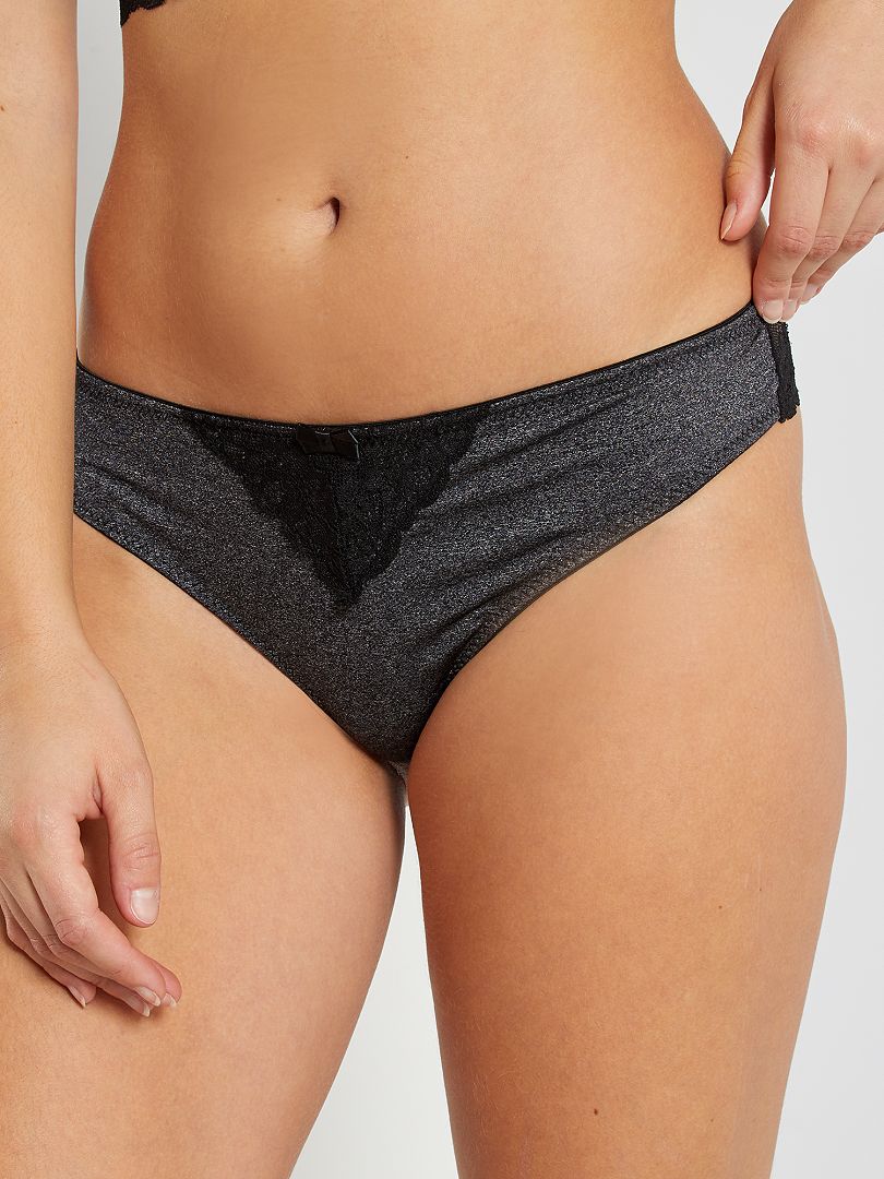 Braguita brasileña Mojito Lingerie gris Kiabi 7 00