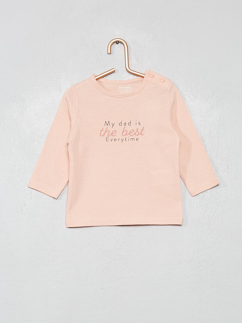 Camiseta Con Mensaje Rosa Kiabi