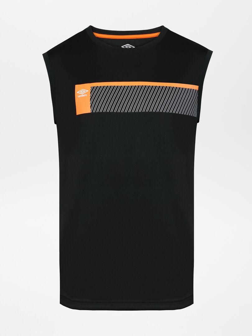 Camiseta De Deporte Sin Mangas Umbro Negro Kiabi