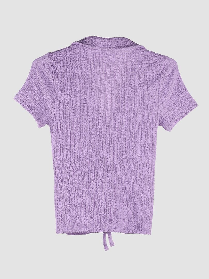 Camiseta De Punto Gofrado PURPURA Kiabi 13 00