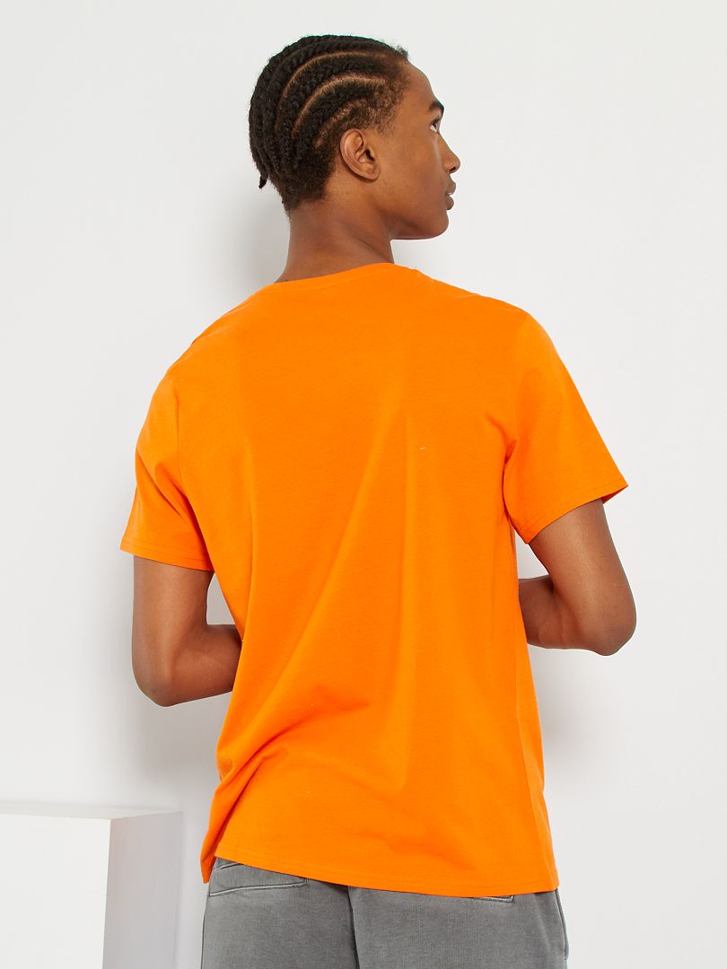 Camiseta Estampada NARANJA Kiabi 4 00