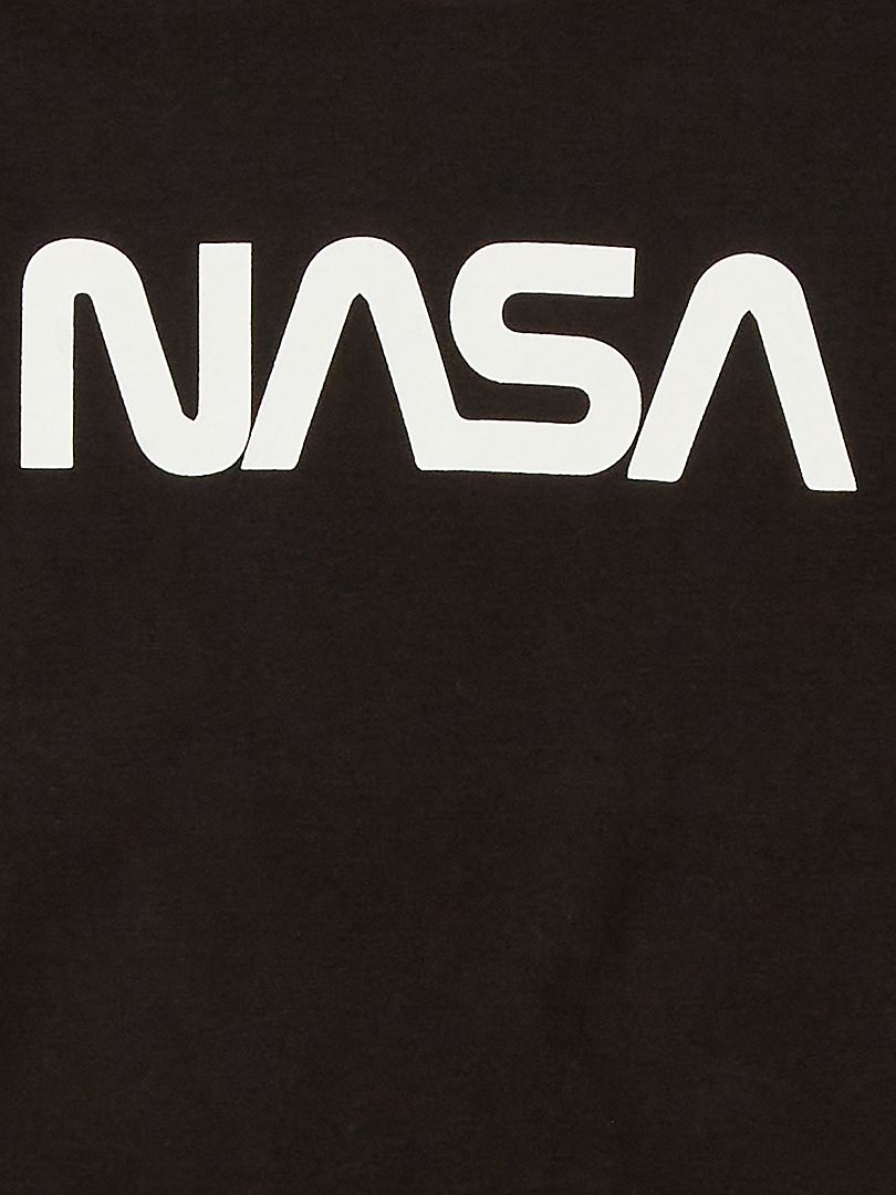 Camiseta Nasa Negro Kiabi