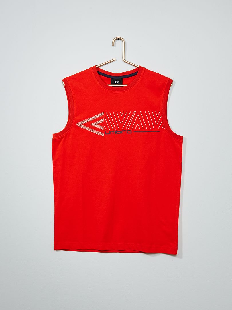 Camiseta Sin Mangas Umbro Rojo Kiabi