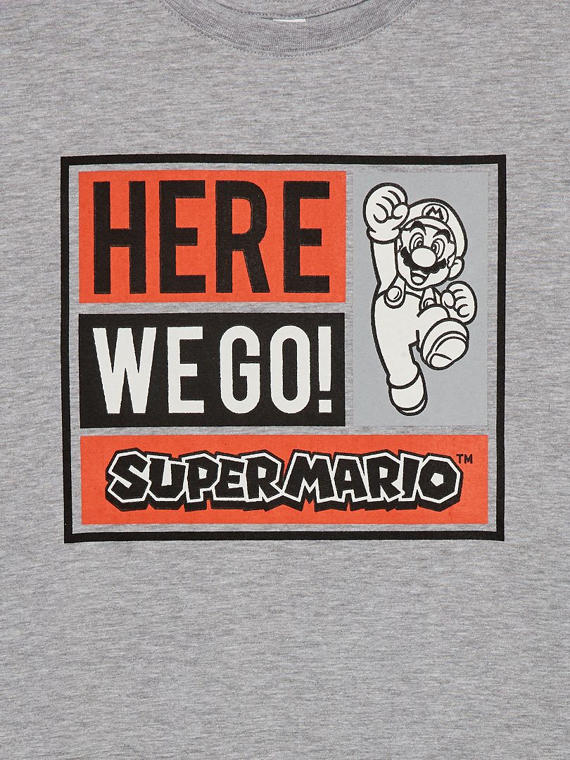 Camiseta Super Mario Gris Chin Kiabi