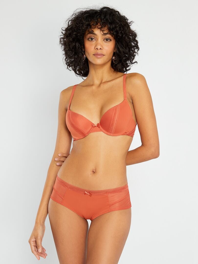 Culotte Envie De Lingerie Naranja Kiabi