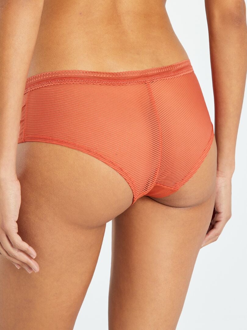 Culotte Envie De Lingerie Naranja Kiabi