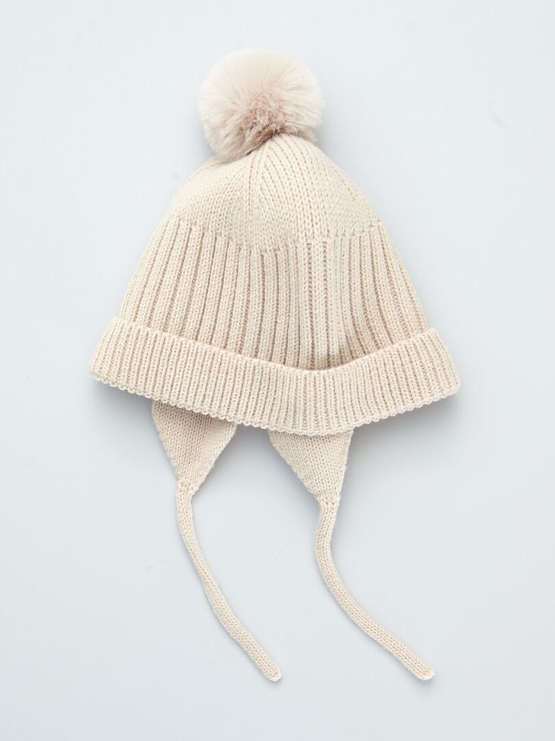 Gorro Bufanda Manoplas Beige Kiabi