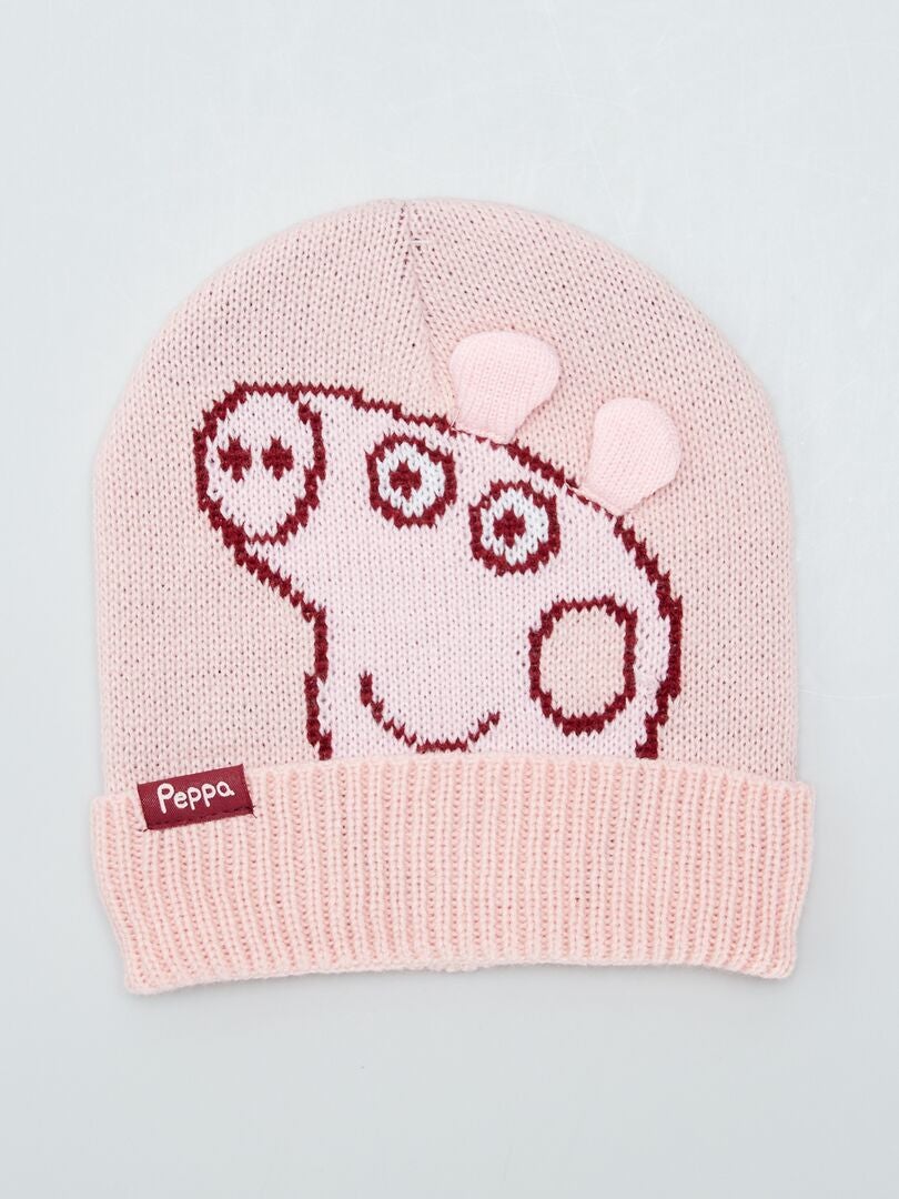 Gorro De Punto Peppa Pig Rosa Kiabi