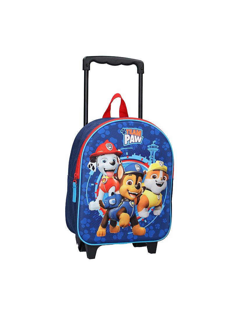 Mochila Con Ruedas La Patrulla Canina Azul Kiabi