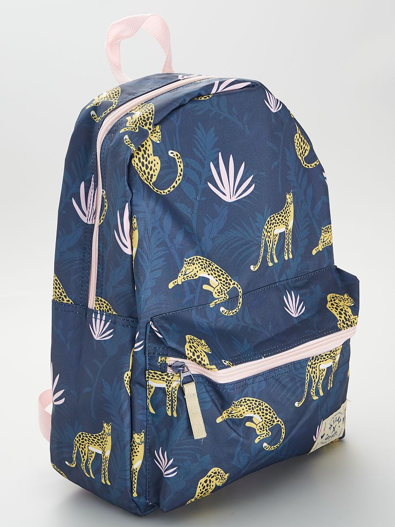 Mochila Estampada Selva Azul Kiabi