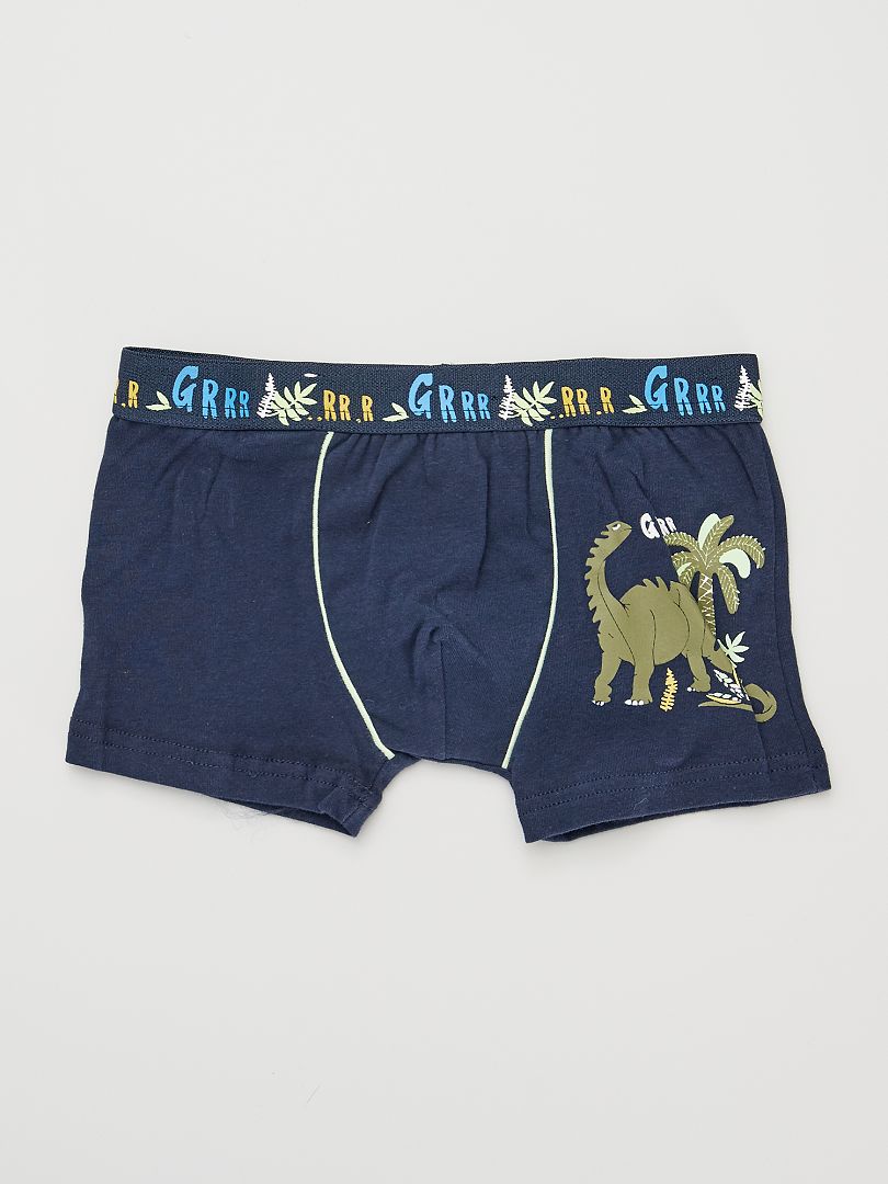 Pack De Boxers Petit B Guin Azul Kiabi