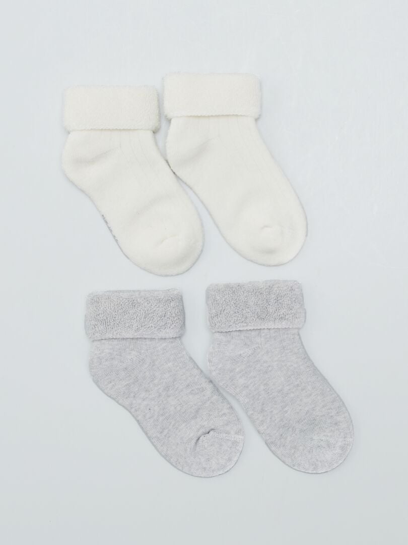 Pack De 2 Pares De Calcetines GRIS Kiabi 3 00