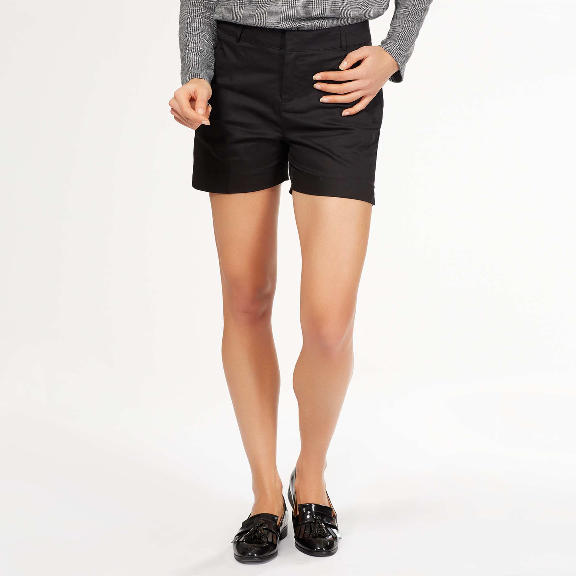 Pantalón corto clásico de raso de algodón Mujer - Kiabi - 12,00€