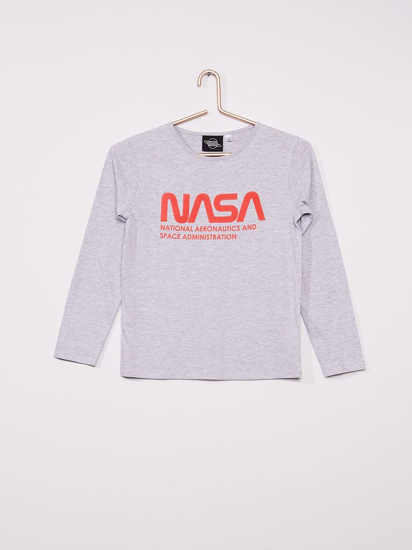 Pijama Largo Nasa Gris Kiabi