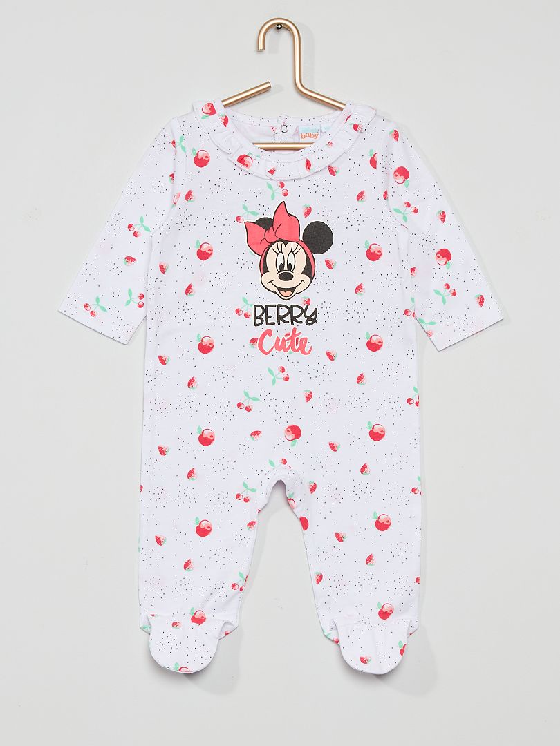 Pijama Minnie Mouse De Disney Blanco Kiabi