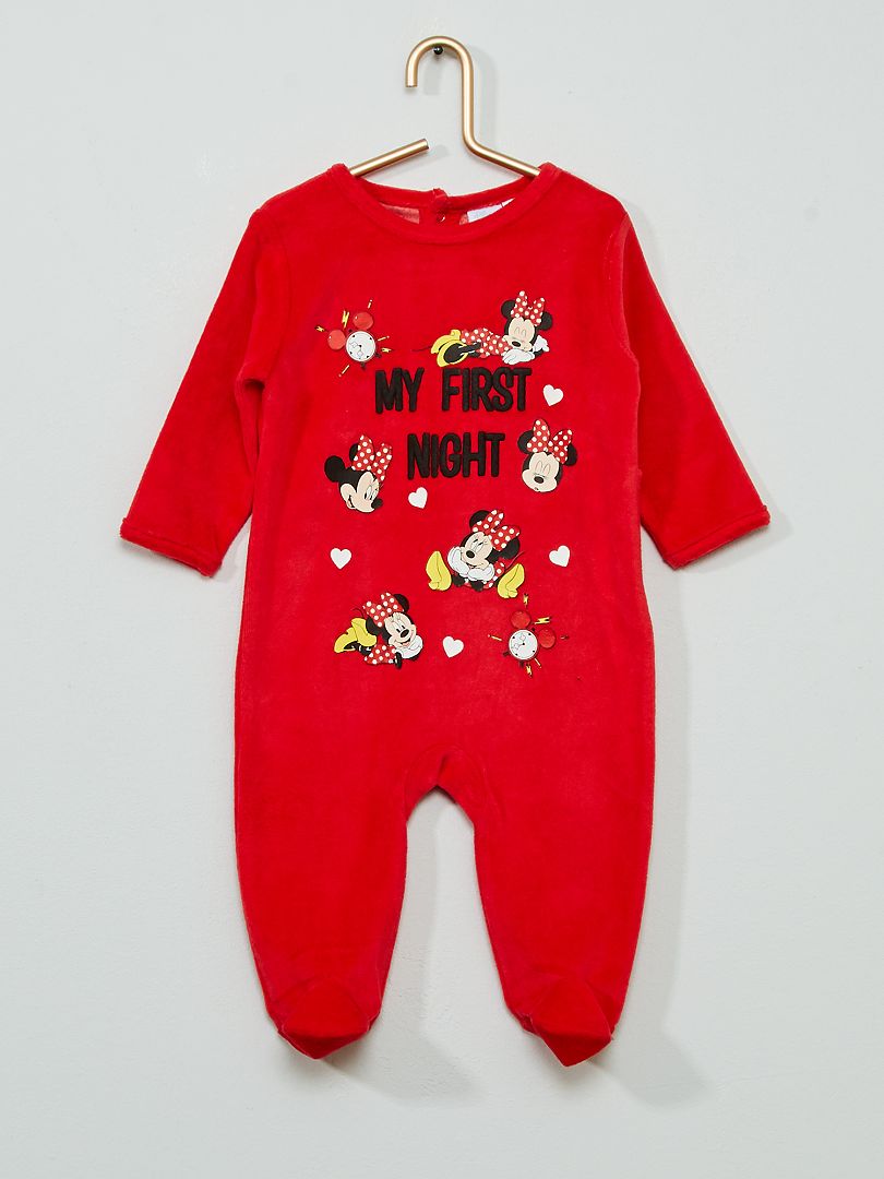 Pijama Minnie Mouse De Disney Rojo Kiabi 12 00