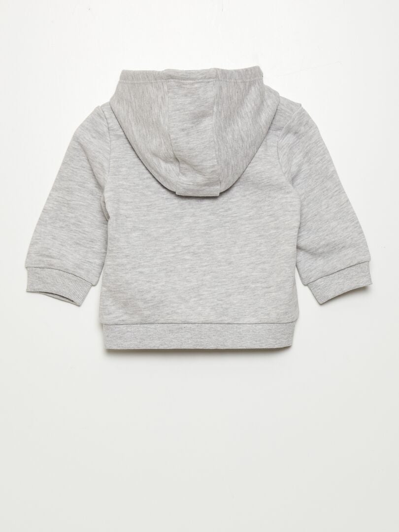 Sudadera De Ch Ndal Con Capucha Gris Kiabi