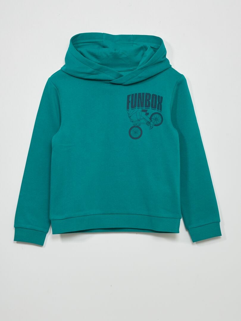 Sudadera De Ch Ndal Con Capucha Verde Kiabi