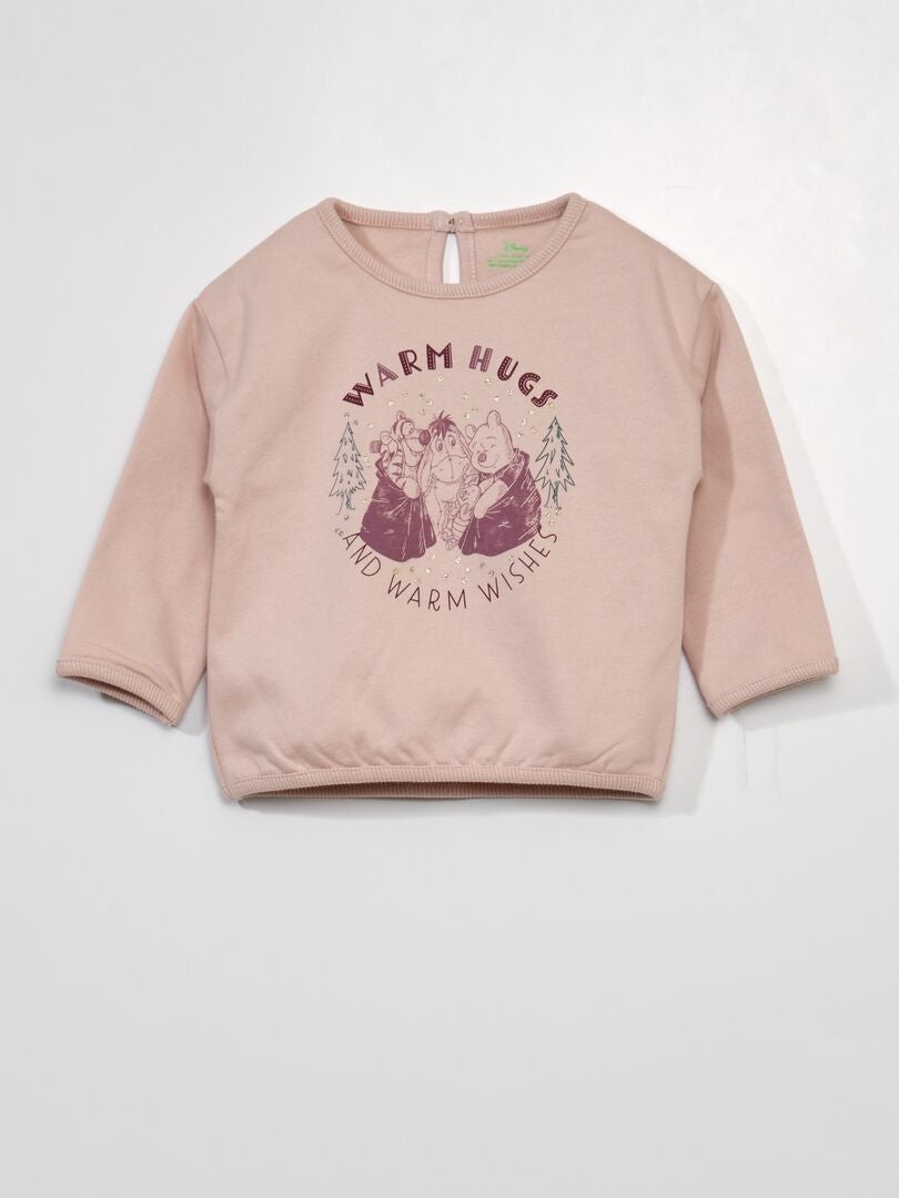 Sudadera Disney Rosa Kiabi