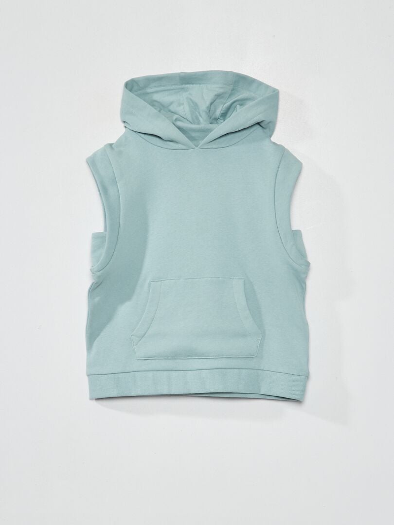 Sudadera Sin Mangas Con Capucha AZUL Kiabi 9 00