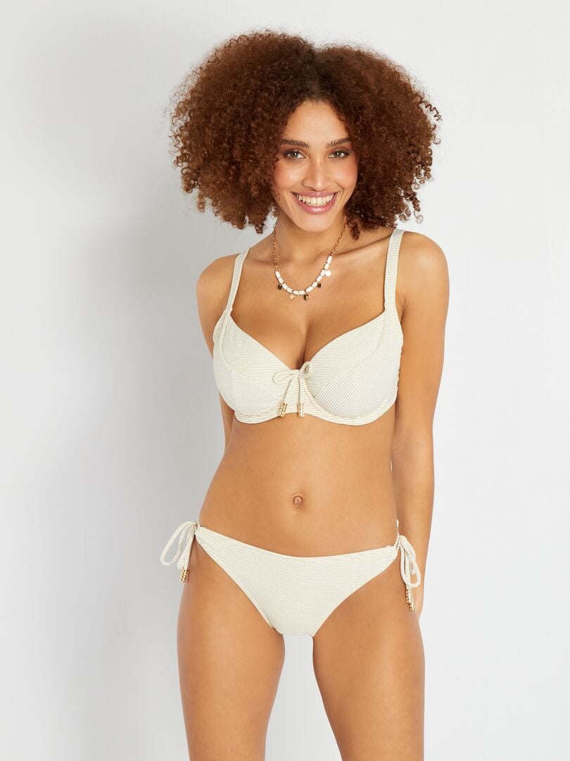 Sujetador De Bikini Con Aros Sans Complexe Beige Kiabi