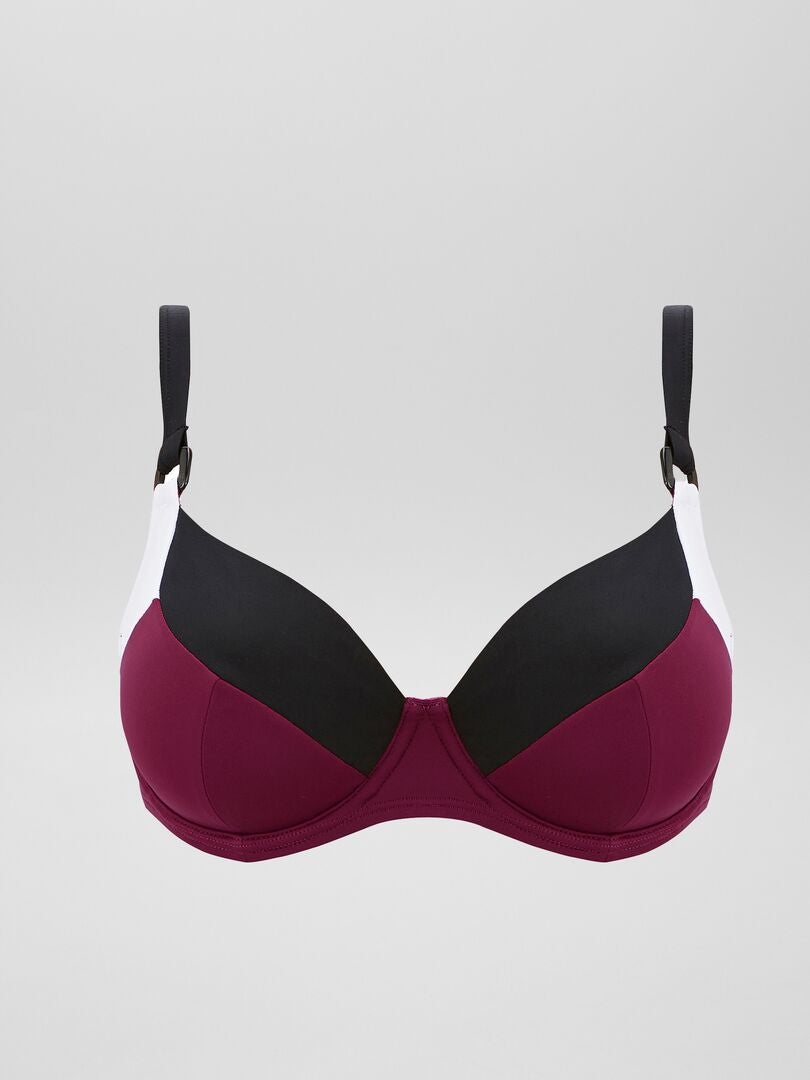 Sujetador De Bikini Con Aros Sans Complexe Purpura Kiabi