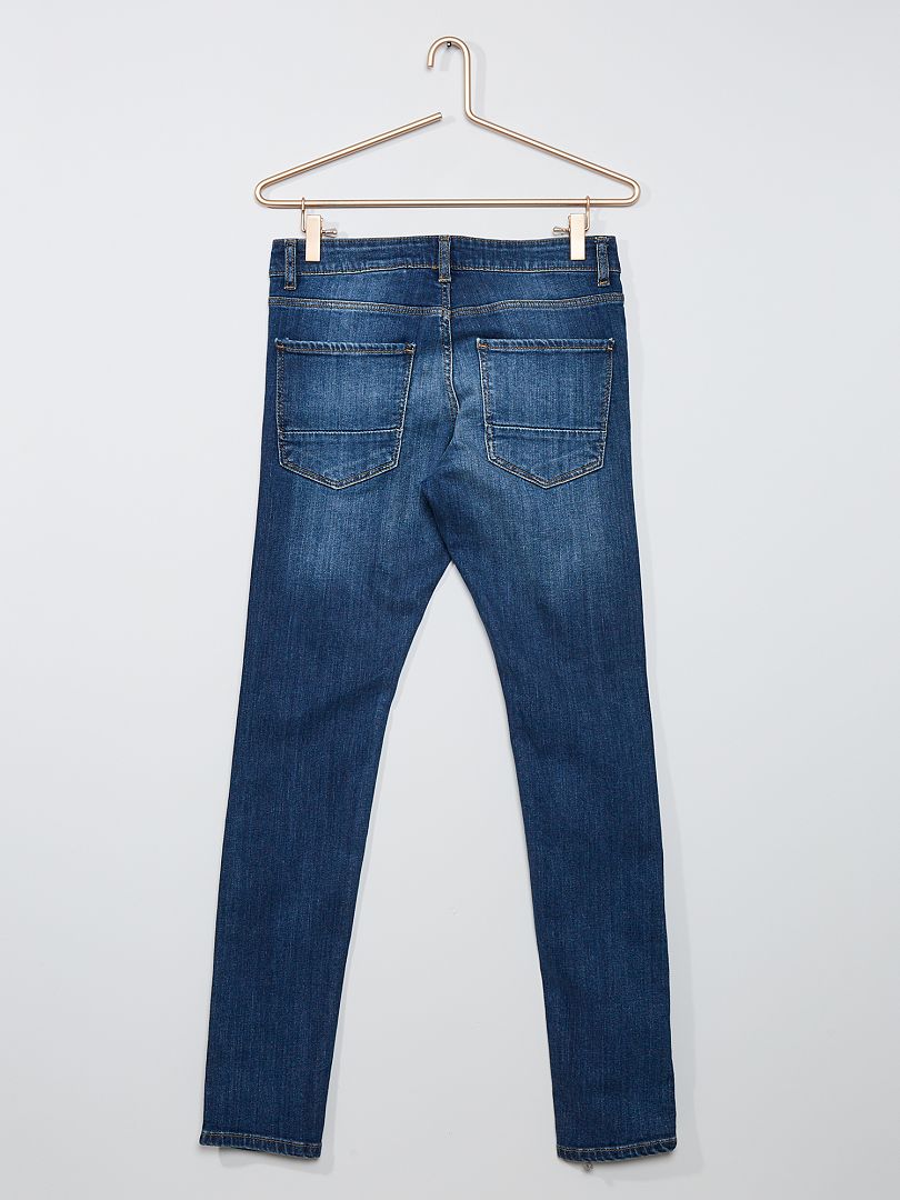 Vaquero Skinny Descolorido Azul Kiabi