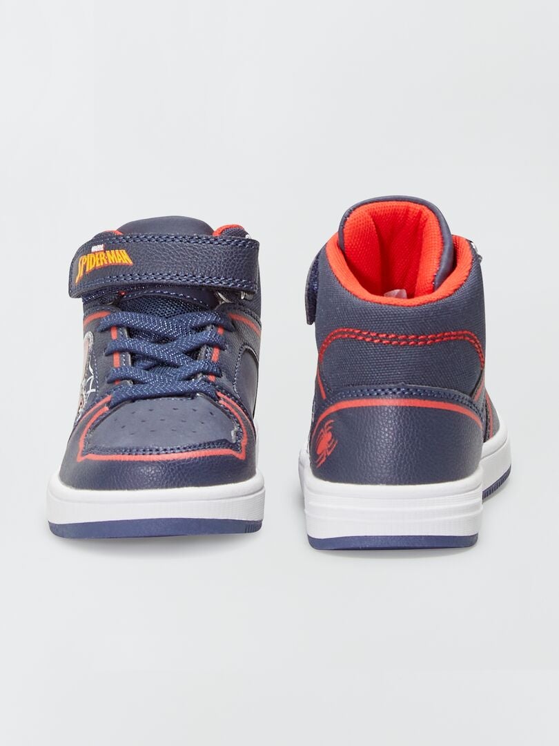 Zapatillas Altas Spider Man Azul Navy Kiabi