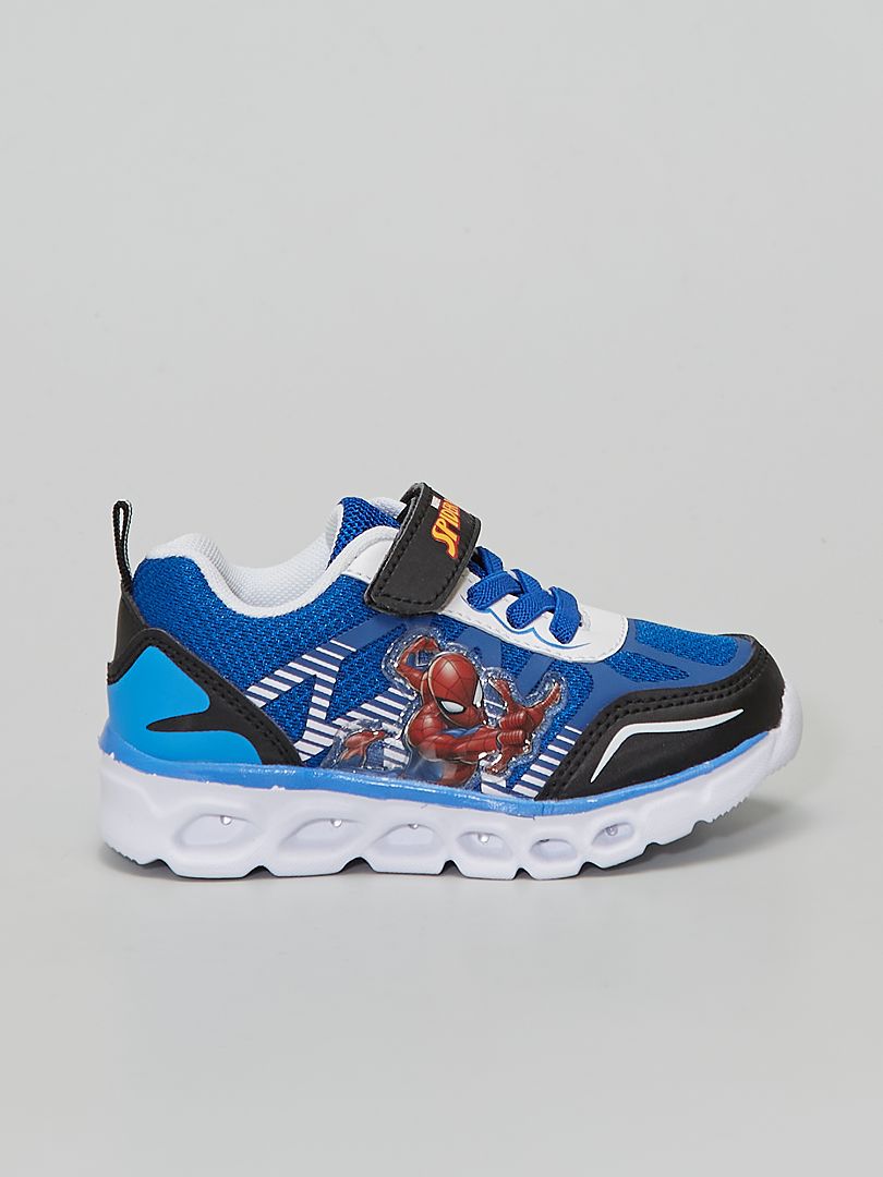 Zapatillas Luminosas Spider Man Azul Kiabi