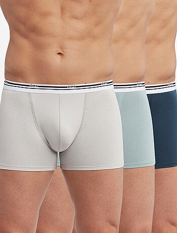 Pack de 3 bóxers hombre algodón stretch