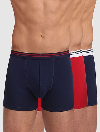 Pack de 3 bóxers hombre algodón stretch