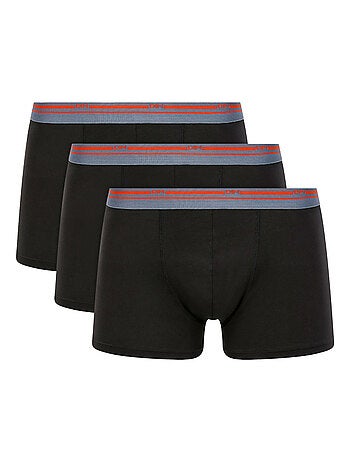 Pack de 3 bóxers hombre algodón stretch