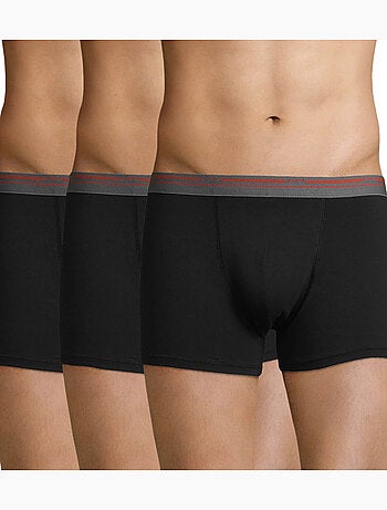 Pack de 3 bóxers hombre algodón stretch