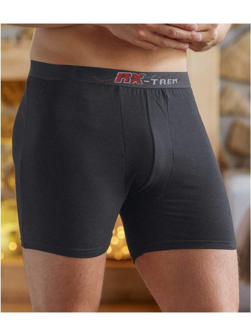 10x bóxers de algodón stretch - atlas for men Gris negro - Kiabi