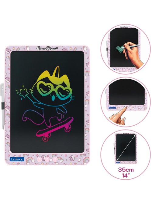 14'' multicolor eink drawing tablet con plantillas accesoriolápiz de dibujo - Kiabi 14'' multicolor eink drawing tablet con plantillas accesoriolápiz de dibujo - Kiabi