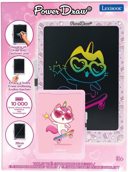 14'' multicolor eink drawing tablet con plantillas accesoriolápiz de dibujo - Kiabi 14'' multicolor eink drawing tablet con plantillas accesoriolápiz de dibujo - Kiabi