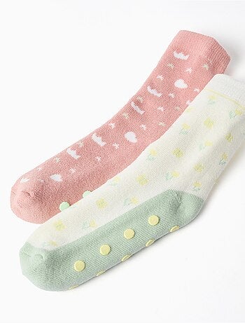 2 calcetines antideslizantes con motivos