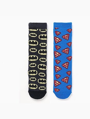 2 calcetines antideslizantes con superhéroes