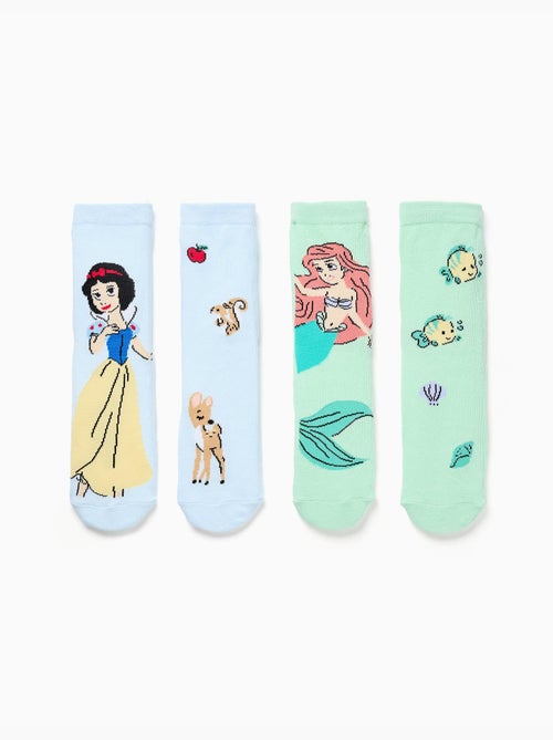 2 calcetines antideslizantes Princesas Disney - Kiabi