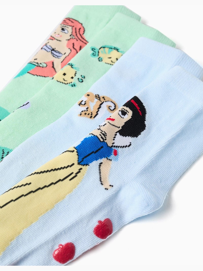 2 calcetines antideslizantes Princesas Disney Multicolor - Kiabi