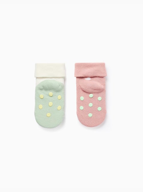 2 calcetines gruesos antideslizantes - Kiabi