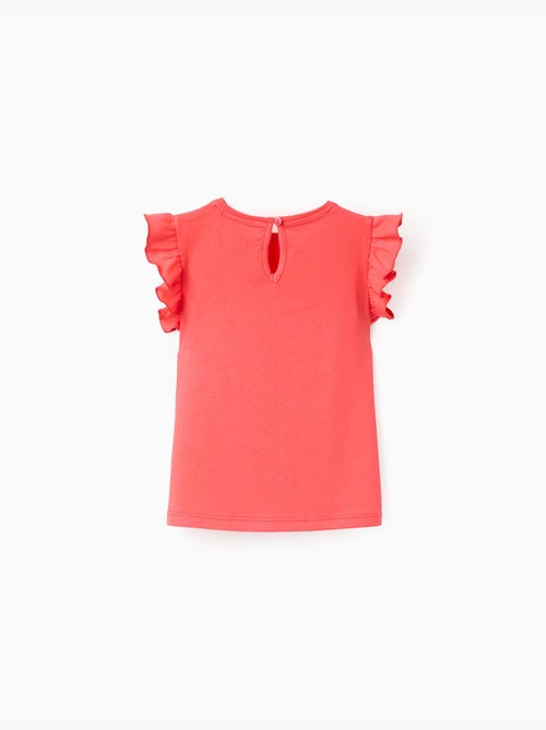 2 camisetas de algodón con palmeras estampadas - Kiabi