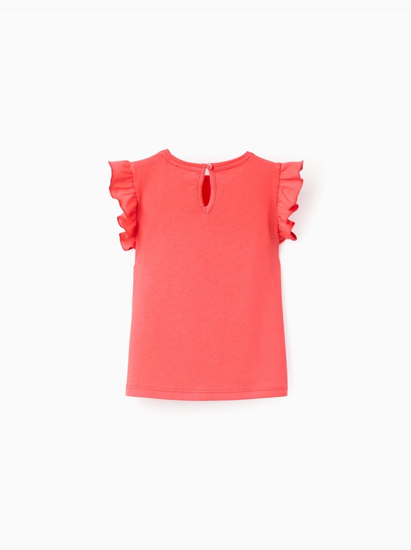 2 camisetas de algodón con palmeras estampadas Rosa - Kiabi