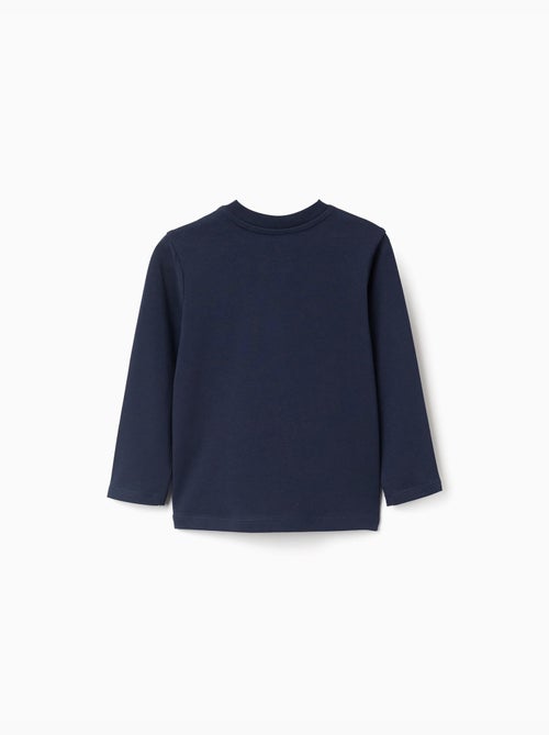 2 camisetas de manga larga con estampados - Kiabi