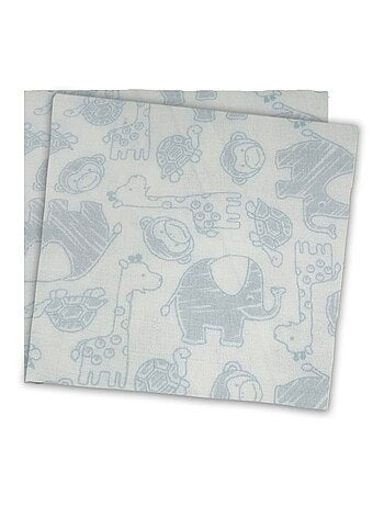 2 mantas de muselina de gasa de algodón, diseño de corazones, Los Gatitos