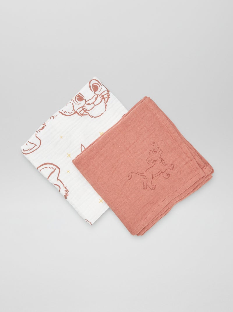 2 muselinas para bebé 'Simba' 'Disney' BLANCO - Kiabi